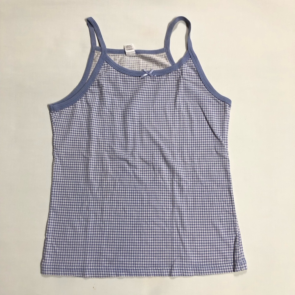 NWOT Talbots Kids Plaid Tank Top